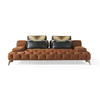 Italian Luxury Lounges Darlington Tufted Sofa 3 4 Seater Leather Couches
