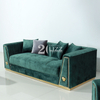 Foshan Fabric Versace Sofa Set Sofa Loveseat And Chair Sectional Couch