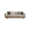 Solid Wood Base Living Room Couches Ala Luna Fabric Sofa Set