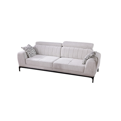 Drawing Room Furniture Fabric Modern Sofa Line Sofa Set