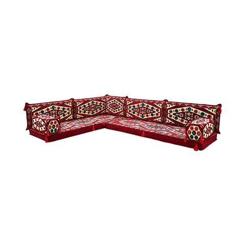 Arabic Floor Sofa Seating Set Middle East Majlis Fabric Cushion Couch