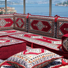 Fabric Majlis Cushions Hospitality Majlis Furniture Terrace Pallet Sofa