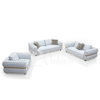 Modern Luxury Fabric Lounge Furnitures Giorgio Beige Fabric Luxor Modular Sofa Set
