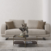 Divan Casa Commercial Living Room Modern 1+2+3 Fabric Lotus Sofa Set