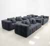 Compression Sofa in Box Three Seater Corduroy Chenille Fabric Compressed Sofa