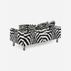 Luxury Living Room Furniture Couch Zebra Fabric Sofa