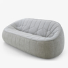 Curve Shape Pure Foam Vacuum Compressed Sofa na Caixa Furniture Compression Sofa in Box