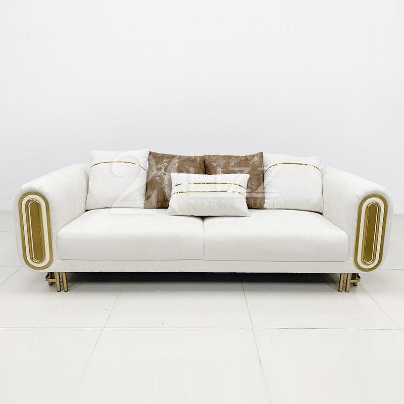 China Turkish Sofa Factory Luxury Fabric Couch Set Living Room Sofas