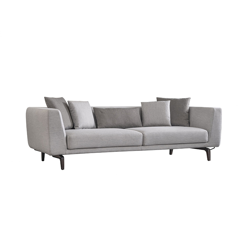 Meubles D'appoint Canapé Grey Fabric Couch Padova Sofa Set