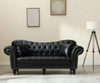 Chesterfield Tufted Sofa Set Real Leather Bonded Leather Gel leather Couch