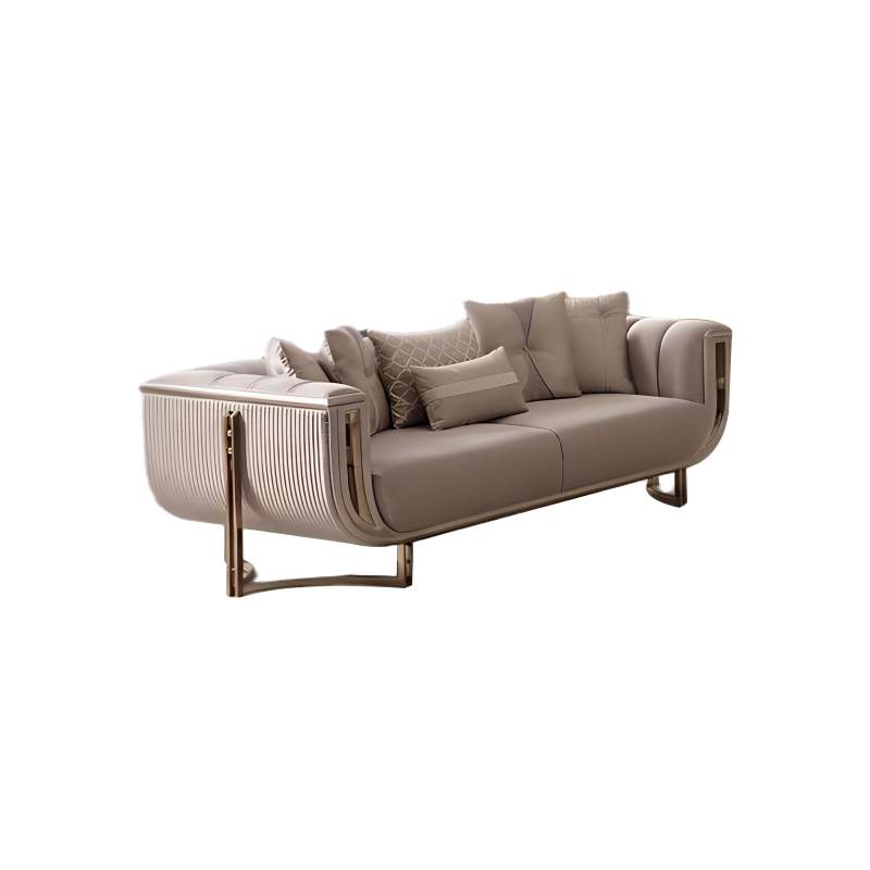 Light Luxury Sofa Manufacturers Customized Furniture Fabric Couch Set