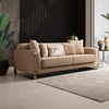 Turkish Luxury Velvet Sofa with Gold Stainless Steel Legs Bottega Sofa Set