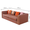 Luxury Dubai Furniture Gold Fabric Sofa Loveseat Chair