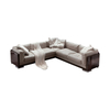 Minimalist Furniture Giorgio Collection Absolute Modern Italian Sectional Corner Sofa