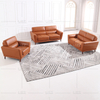 Modern Italian Leather Sofa Loveseat and Chair for Home Office and Hotel