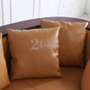 Curved Small Brown Living Room Sofa