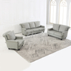 Contemporary Furniture Leather Sofa Loveseat and Chair