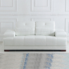 Modern Furniture White Couch Leather Sofa Loveseat and Chair