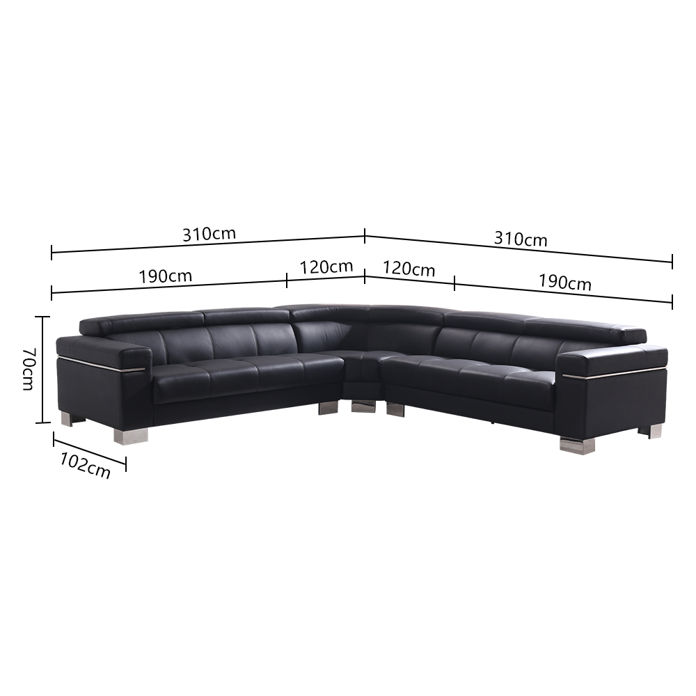 leather sofa