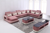 Contemporary Fabric Living Room Sofa with Chaise