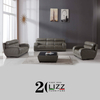 Modern Italian Leather Sofa Couch for Living Room and Office