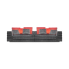 Italian Design Grey Velvet Air Sofa for Home Office and Hotel
