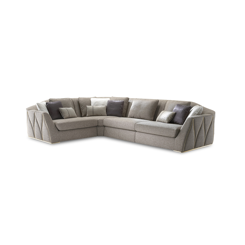 Italian Furniture Factory Small Corner Sectional Arcadia Composition Sofa