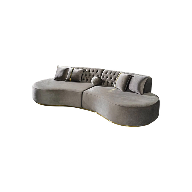 Wholesale Furniture Distributors Canapé De Luxe Paris Sofa Set Curve Fabric Sofa