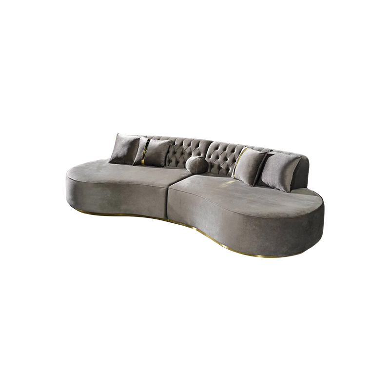 Wholesale Furniture Distributors Canapé De Luxe Paris Sofa Set Curve Fabric Sofa