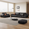 Leather Italian Modern Sofa Manufacturer Checkered Leather Couch Set