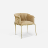 Foshan Sofa Factory Italian Luxury Gold Plated Solid Cast Brass No.11 Armchair