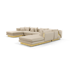 Foshan Luxury Sofa Furniture Factory Lapiaz Modular Sectional Sofa