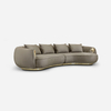 Italian Luxury Brand Furniture Boca Do Lobo Fabric Sofa Soleil Curved Sofa