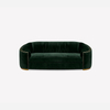 Custom Luxury Contemporary Italian Sofa Designs Curved Fabric Couch Wales Sofa