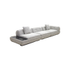 Foshan Sofa Lizz Furniture Linen Fabric Italian Design Sectional Supermoon Sofa