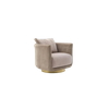 Foshan Luxury Fabric Armchairs Fendi Chair for Home Hotels Restaurants Projects