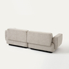 Foshan Bulk Sofa Suppliers Nordic Furniture Lounge Set Boucle Fabric Bogota Sofa Set