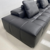 Bulk Modern Sofas Italy Wholesale Black Leather Sofa