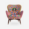 Foshan Italian Luxury Sofa Supplier Dolce Unique Fabric Giacinto Armchair
