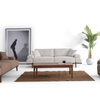 Bulk Modern Sofas Italy Wholesale Solid Wood Base Fabric Almond Sofa Set