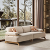 Furniture Wholesalers Nordic Lounge Furniture Orange Beige Fabric Banco Sofa Set