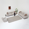 China Modular Sofa Factory Scandinavian Fabric Couch Bonn Sofa Loveseat And Chair