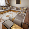 Arabic Furniture for Cafes Ottoman Sofa Brown Majlis Jalsa Sofa