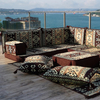 Brown Corner Floor Seating L Shaped Turkish Sofa Set Floor Sofa