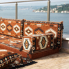 Arabic Sofa Brown Moroccan Livingroom Cushions Corner Floor Seating Set
