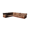 Interior Design Moroccan Home Decor Brown L Shaped Corner Floor Couch