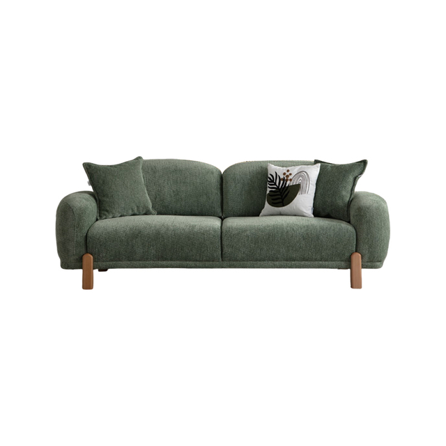 Scandinavian Furniture Fabric Couch Solid Wood Kilimons Sofa Set