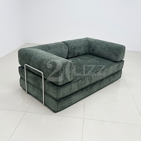 Transform Compression Sofa Bed Corduroy Fabric Compact Chenille Couch