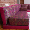 Fushia Floor Cushions Pink Arabic Sofa Set Middle East Floor Couch