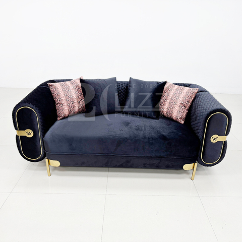 Chinese Sofa Black Fabric Couch Living Room Beige Sofa Set